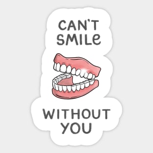 Can't Smile Without You Sticker